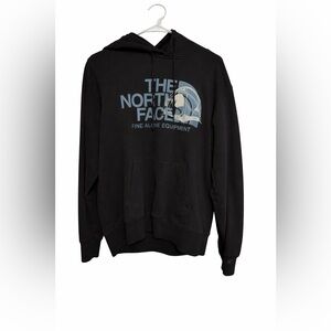 The North Face Black and Blue Graphic Hoodie